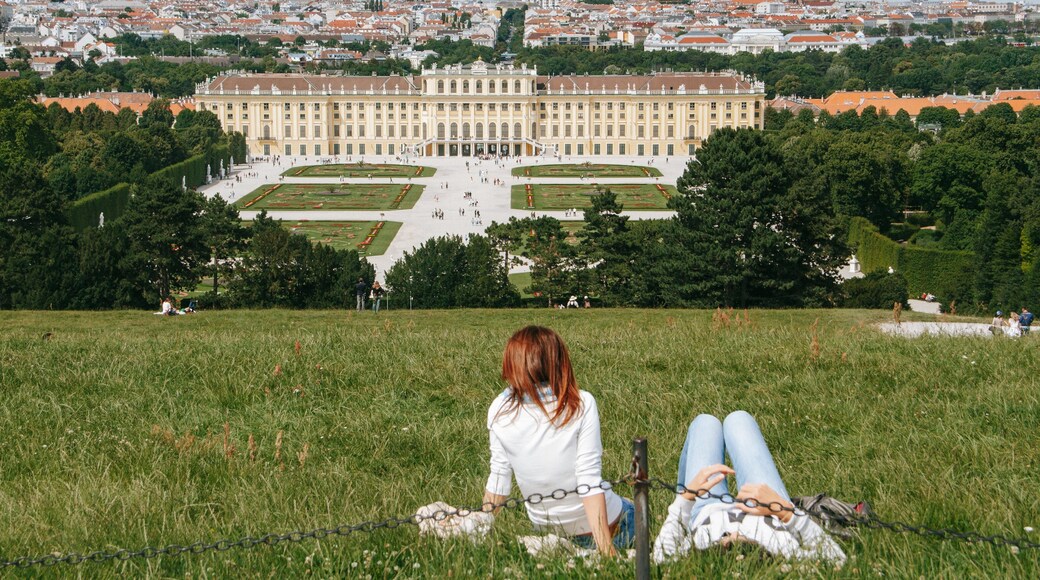 Schönbrunn featuring views, heritage architecture and landscape views