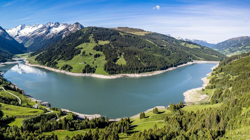 durlassboden lake in austria