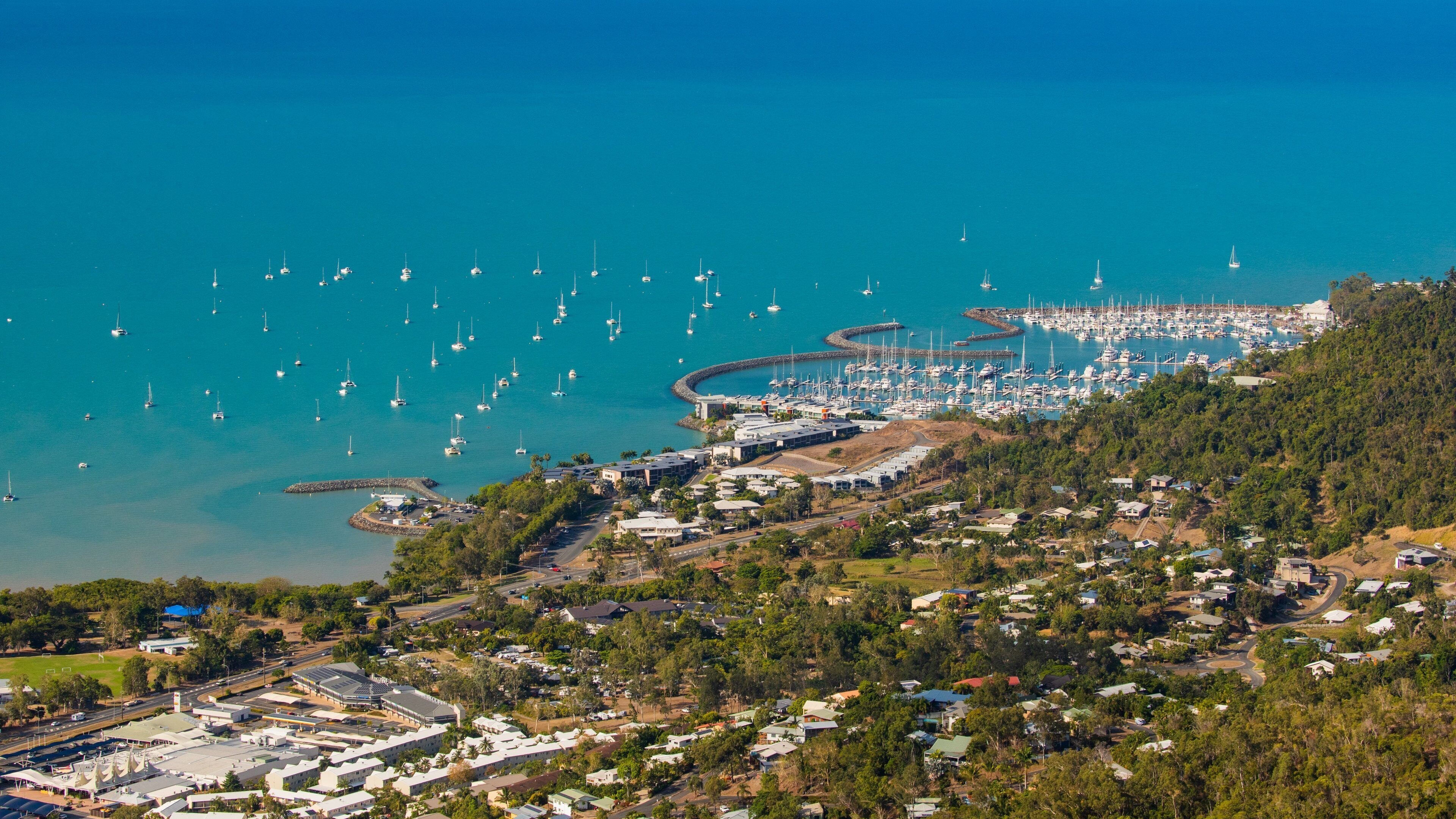Whitsunday Region featuring a bay or harbor, general coastal views and landscape views