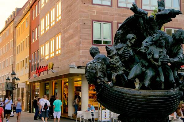 Nuremberg featuring heritage elements and a statue or sculpture