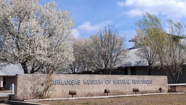 Arkansas Museum of Natural Resources which includes wildflowers and signage