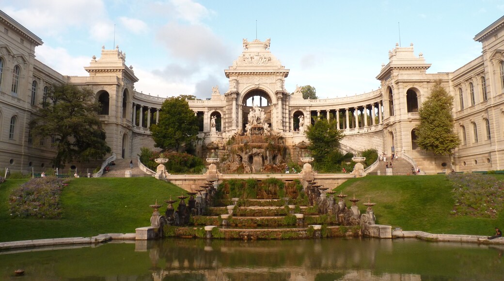 Main façade of the Palais Longchamp