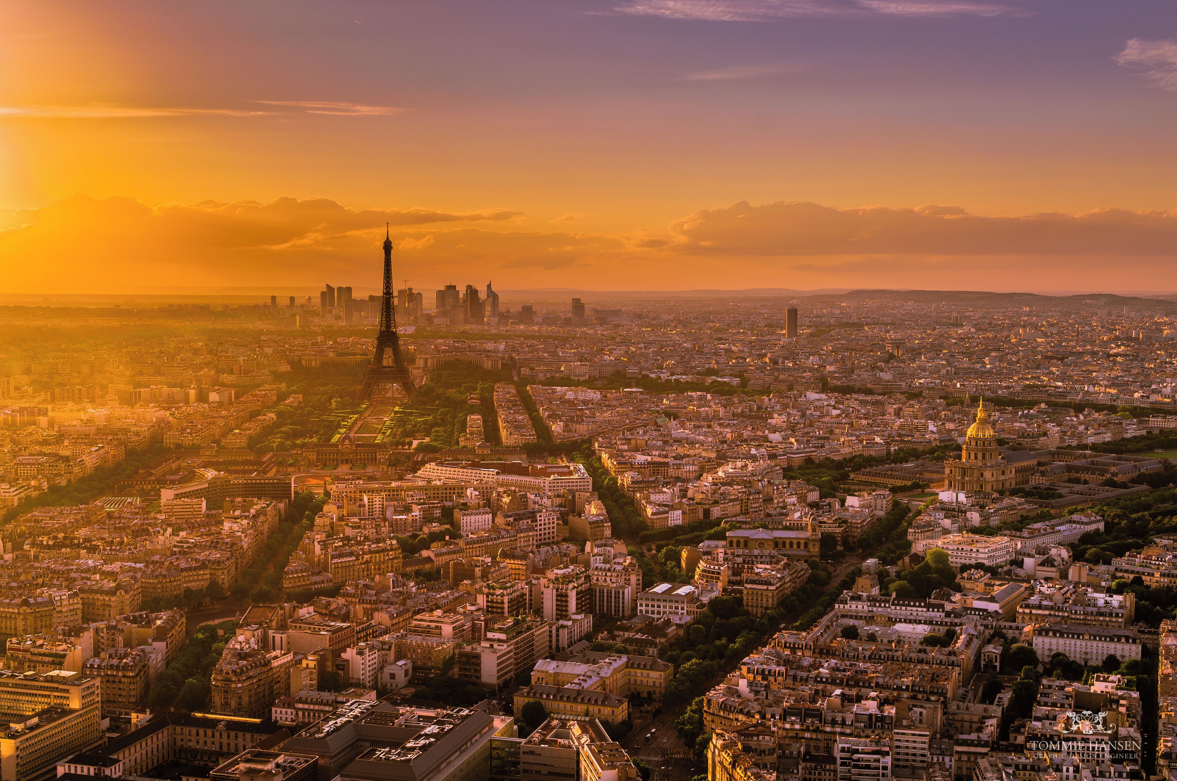 Paris seen from the Tour Montparnasse.