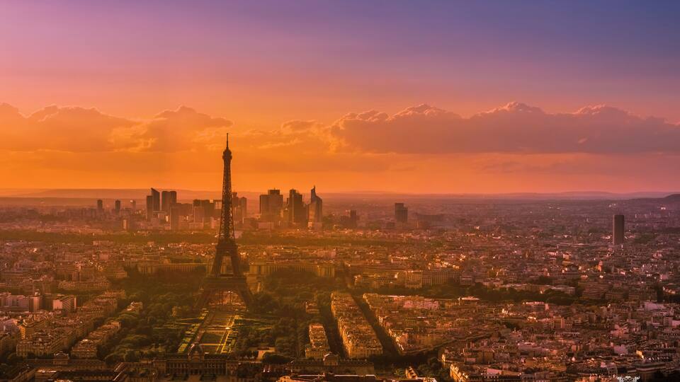 Paris seen from the Tour Montparnasse.