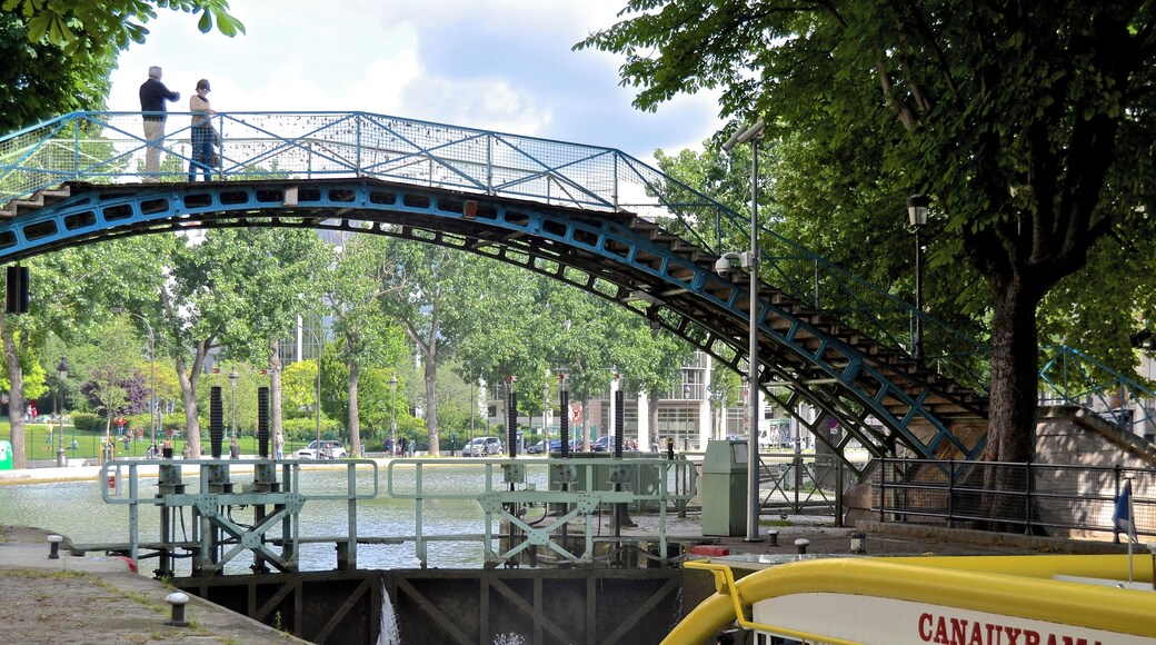 Canal Saint Martin, Paris, France.