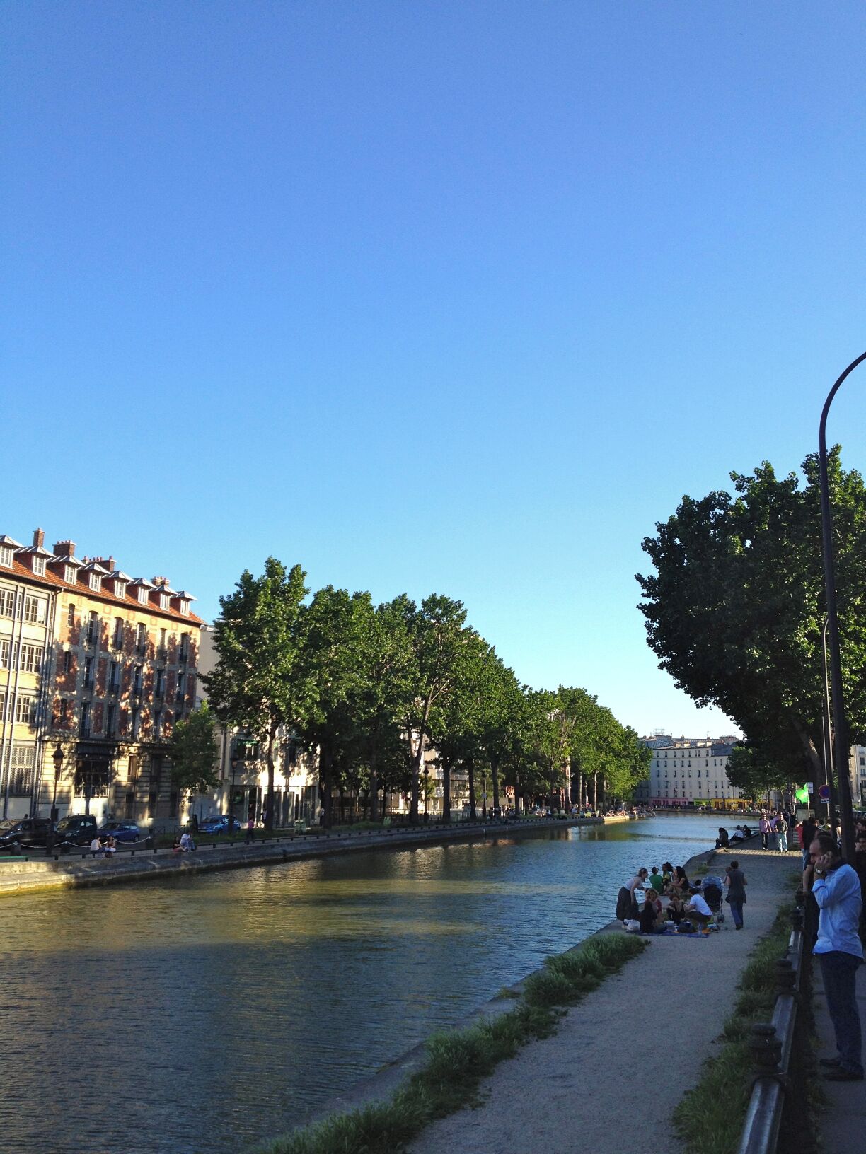 Canal Saint-Martin, Paris.