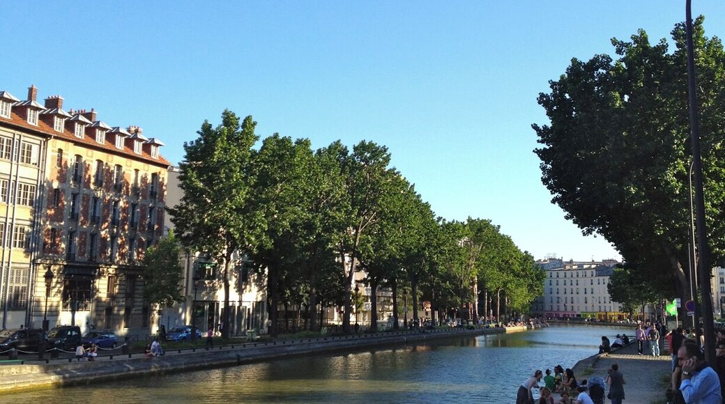 Canal Saint-Martin, Paris.
