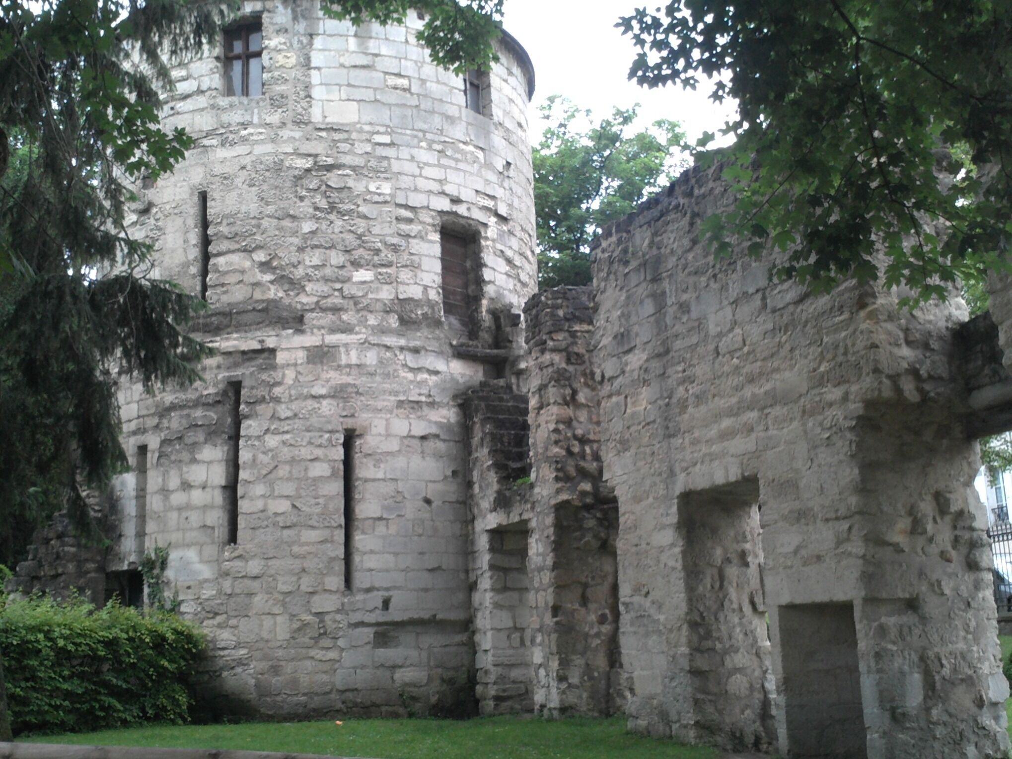Tour Rabelais of the Abbaye In Saint Maur des Fossés, France, north-east side, built ca. 1358. Picture taken on 16 June 2012.