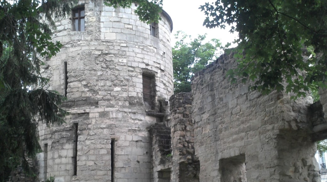 Tour Rabelais of the Abbaye In Saint Maur des Fossés, France, north-east side, built ca. 1358. Picture taken on 16 June 2012.