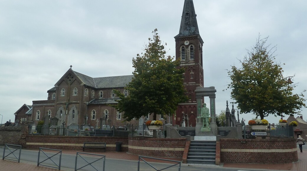 Masny (France, dépt. Nord), l'église Saint-Martin