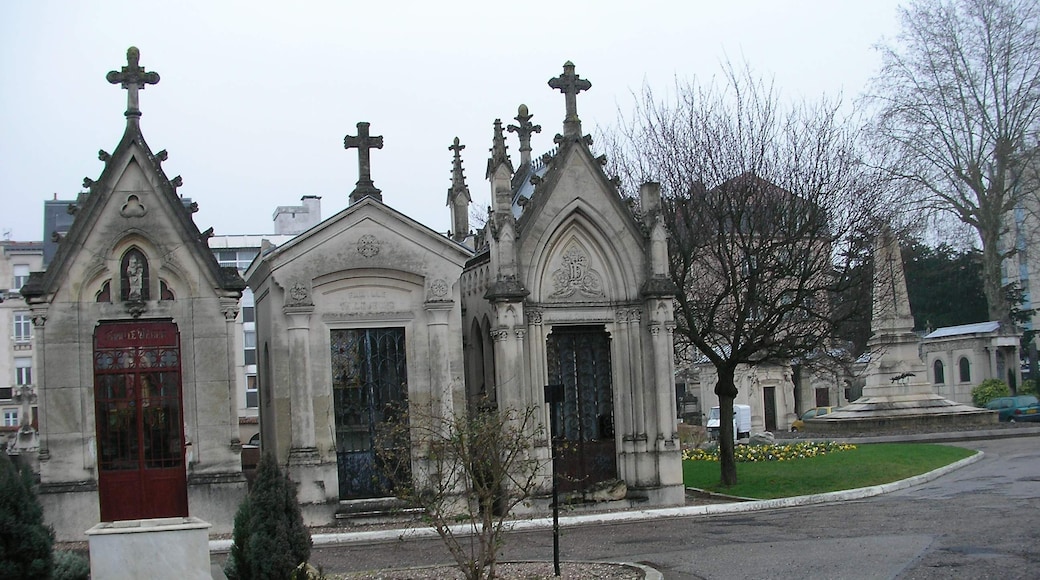 Cimetière de Préville à Nancy (Meurthe-et-Moselle, France).