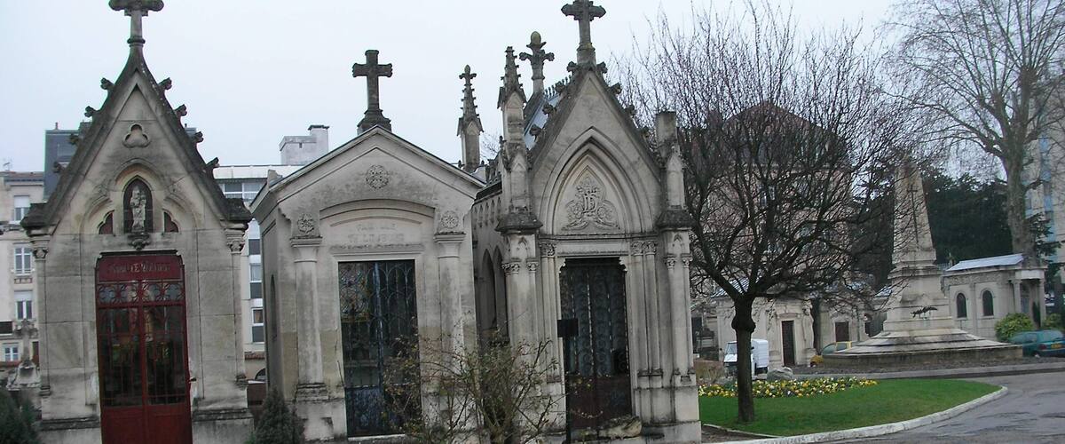 Cimetière de Préville à Nancy (Meurthe-et-Moselle, France).