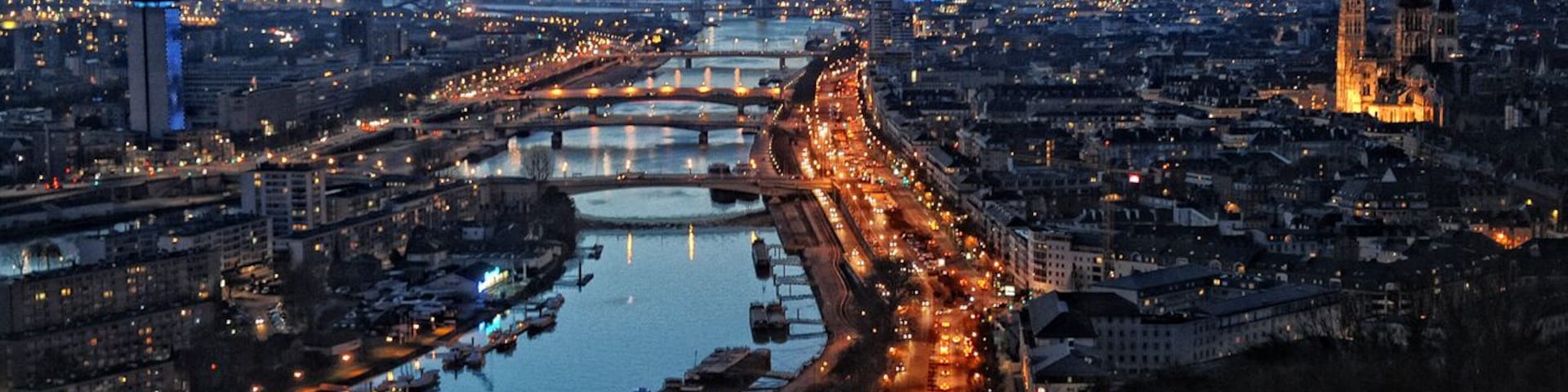 Les feux sur la rivière