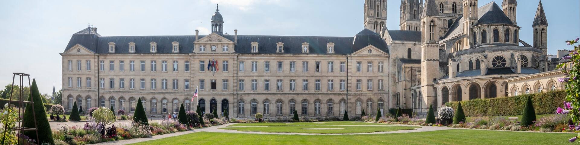 ABBAYE AUX HOMMES building, men's abbey, world heritage site located in the city of Caen, Calvados, France