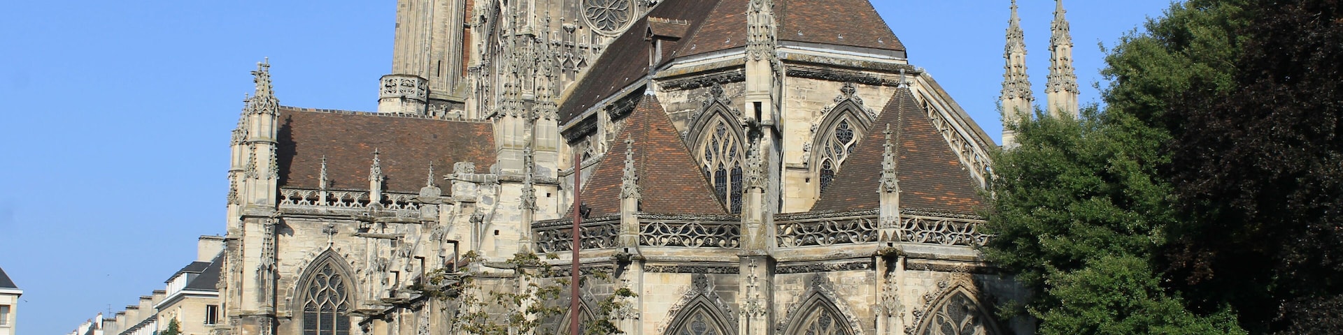 Chevet de l'église Saint-Jean de Caen (Calvados)