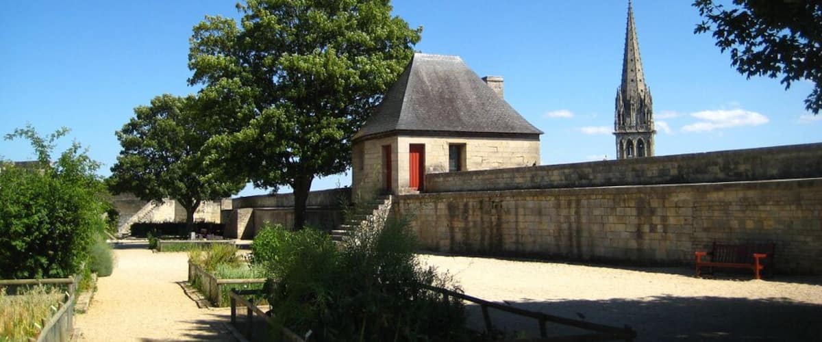 jardin des simples du château de Caen.