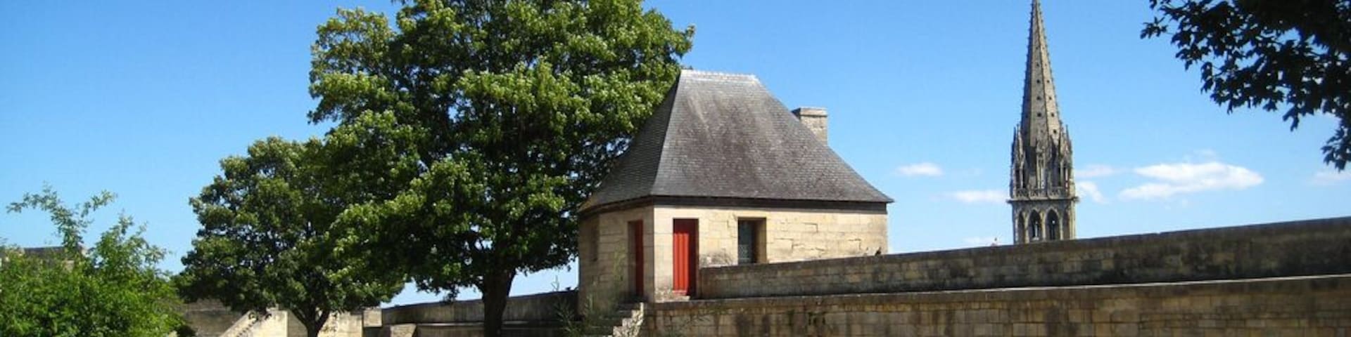jardin des simples du château de Caen.