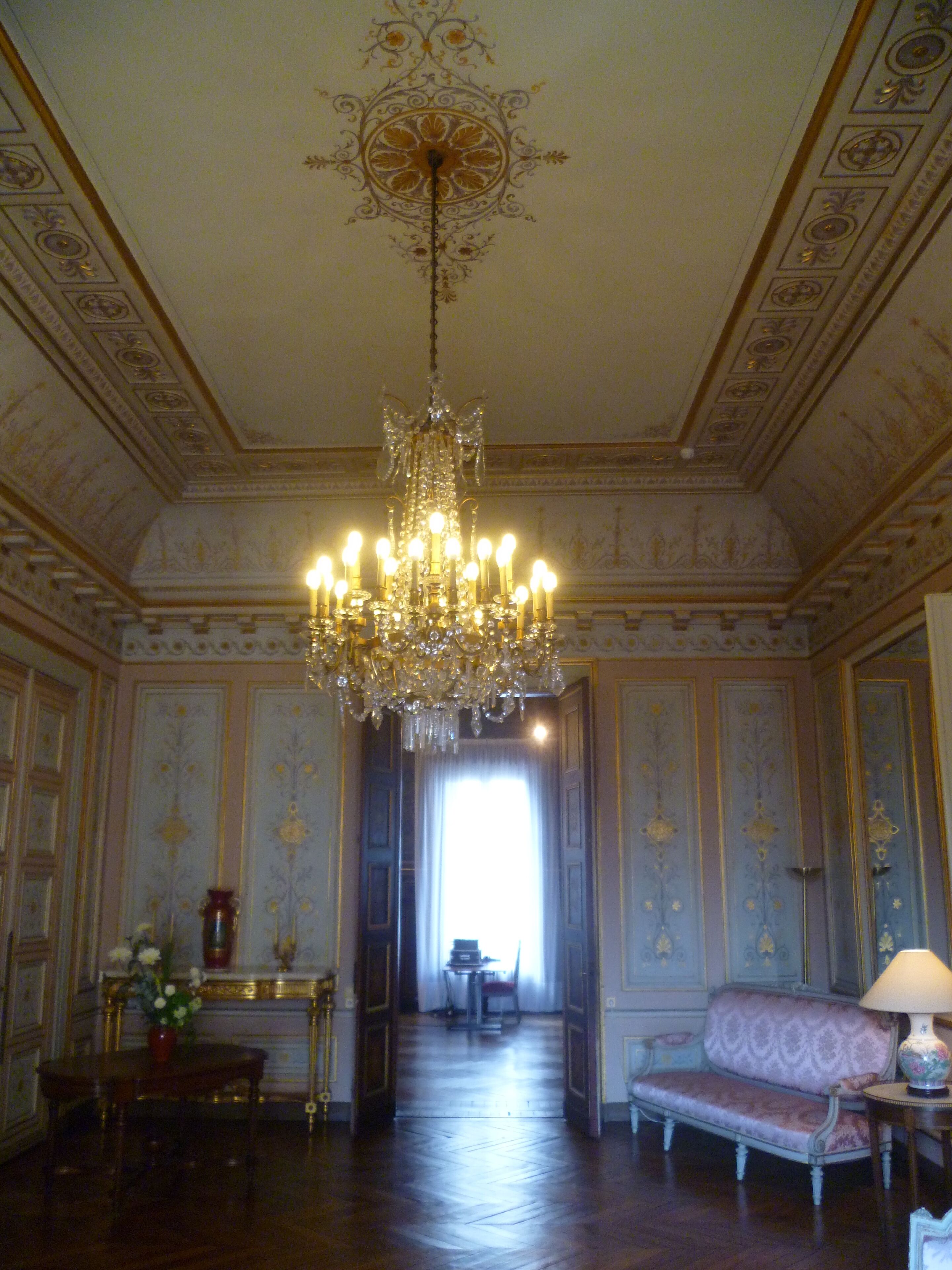 hôtel de préfecture du Calvados à Caen ; salon rose