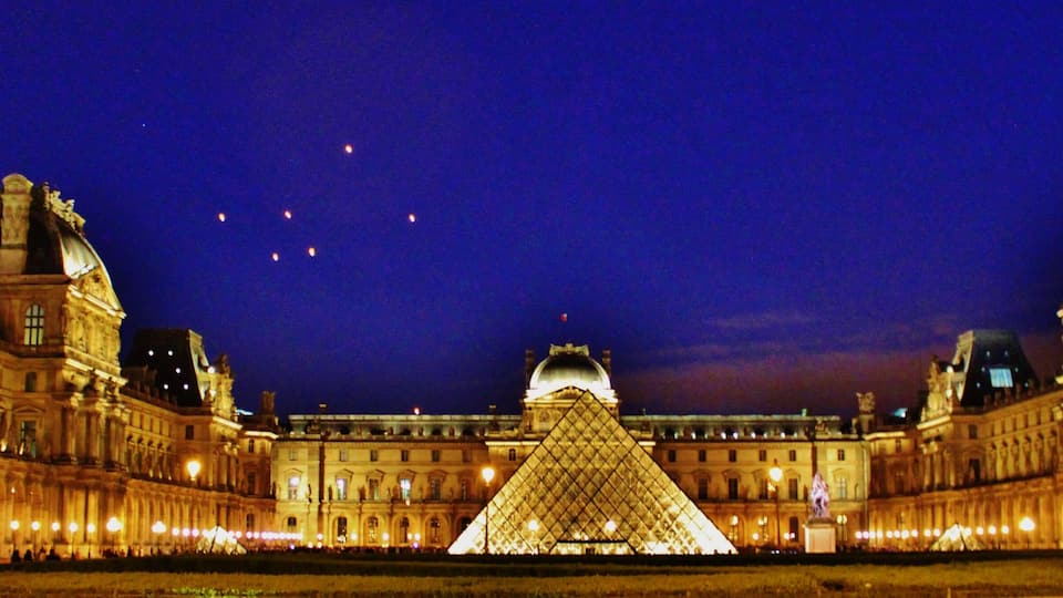 Louvre Palais Royale at Night