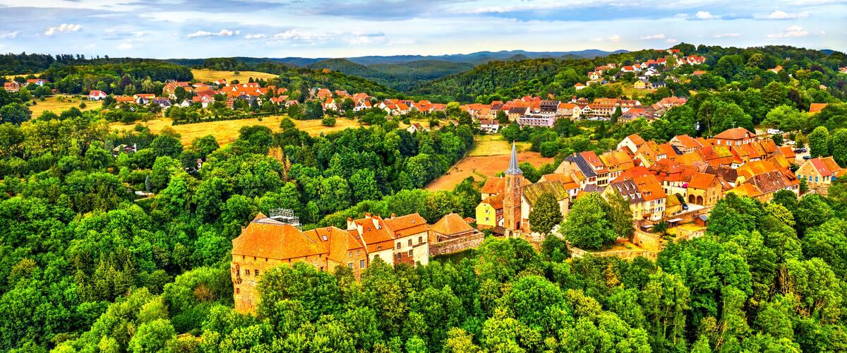 La Petite-Pierre, a medieval fortified village in the Vosges Mountains - Bas-Rhin, France