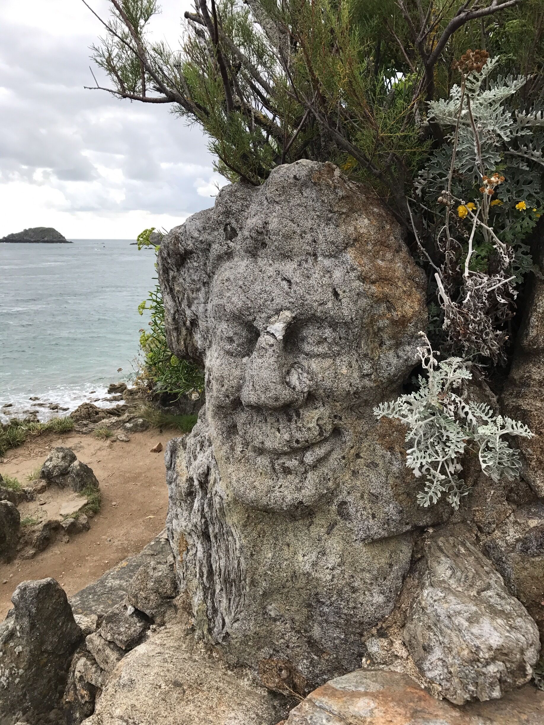 An interesting stop with an interesting history. Abbe Foure started carving the rocks in 1870 after suffering a bad stroke. 