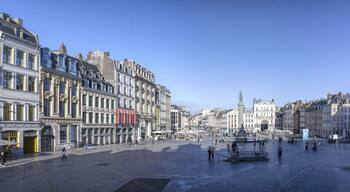 panoramic view of the main square of Lille