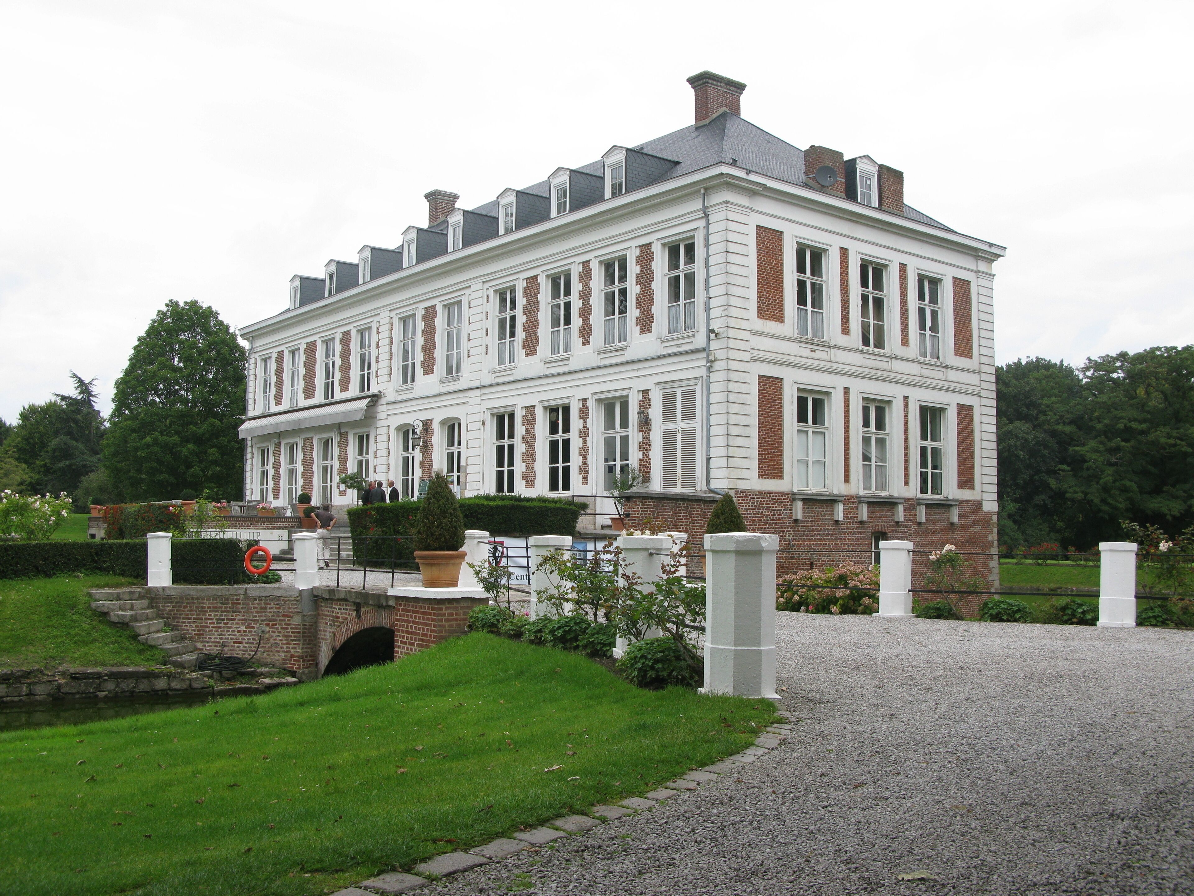 Sart castle, eastern and northern facade, Villeneuve d'Ascq.