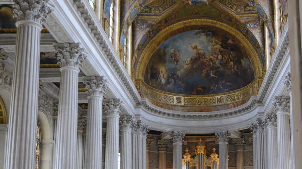 The present chapel of the Palace of Versailles is the fifth in the history of the palace. These chapels evolved with the expansion of the château and formed the focal point of the daily life of the court during the Ancien Régime