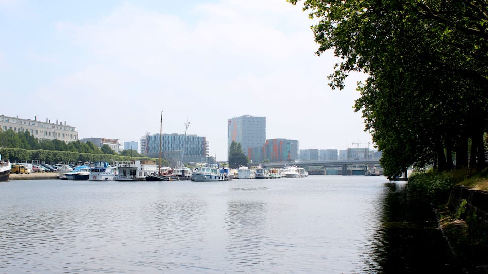 Port du canal Saint-Félix, Fr-44-Nantes.