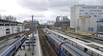 les trains en gare de rennes