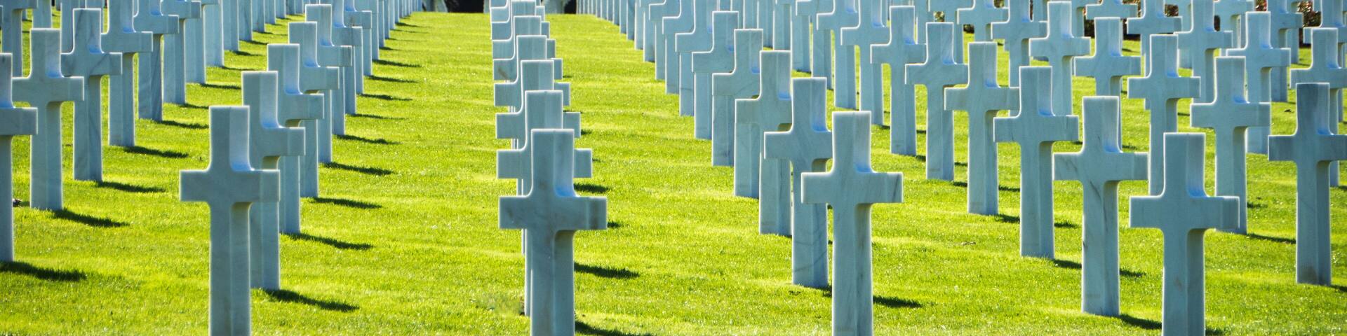 WW2 American Cemetery and Memorial, Omaha Beach. Normandy, France.