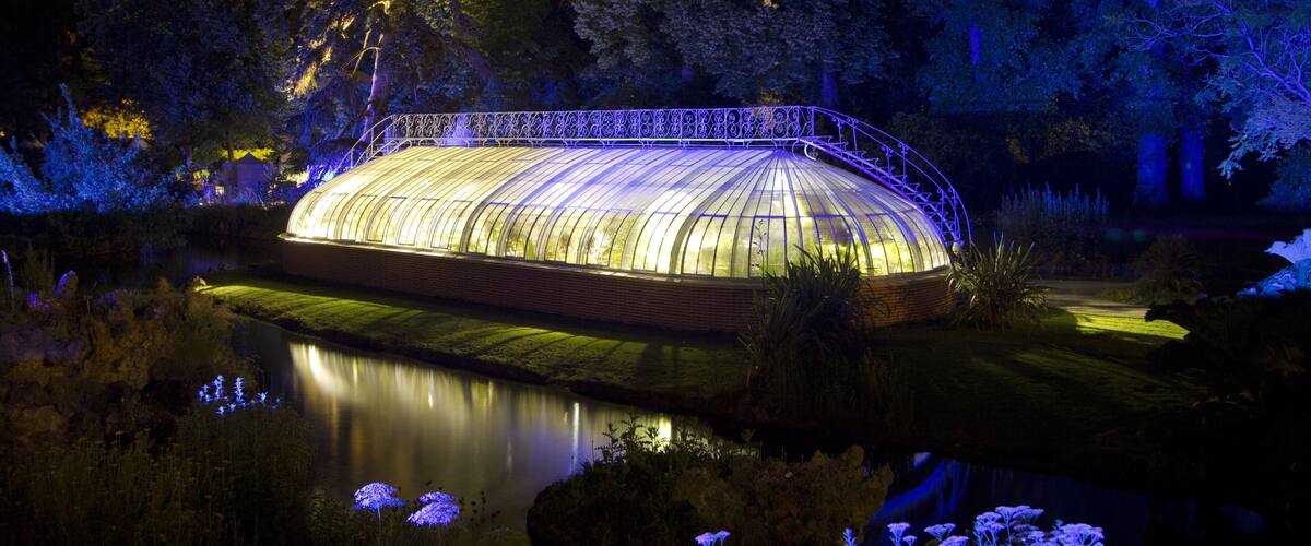 Serre du jardin des plantes de Nuit - Nantes