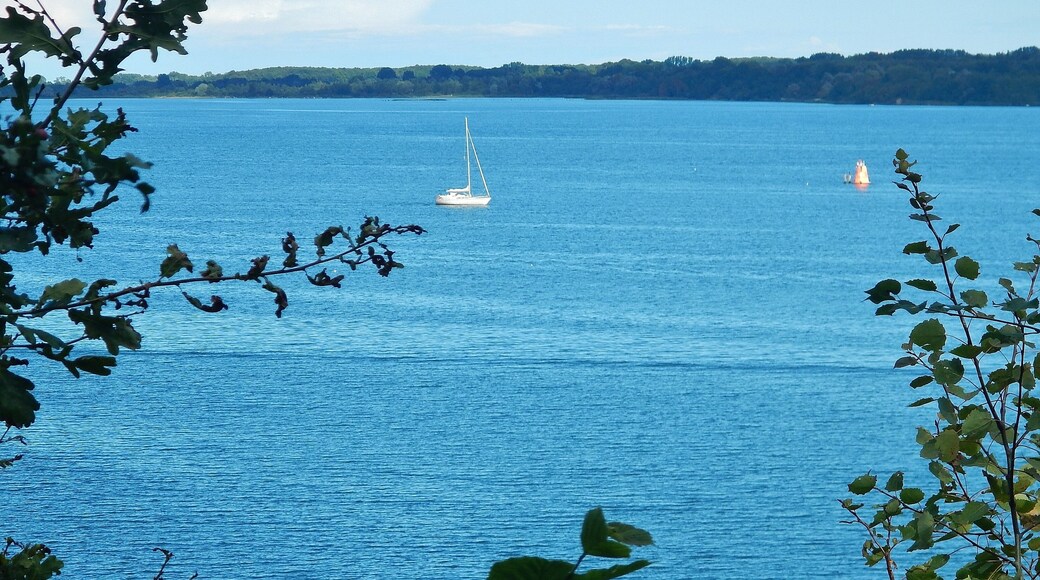 Aussicht vom Naturschutzgebiet Dummersdorfer Ufer auf die Trave