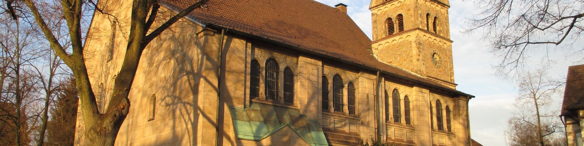 Evangelische Emmaus Kirche in Oberhausen-Alstaden.