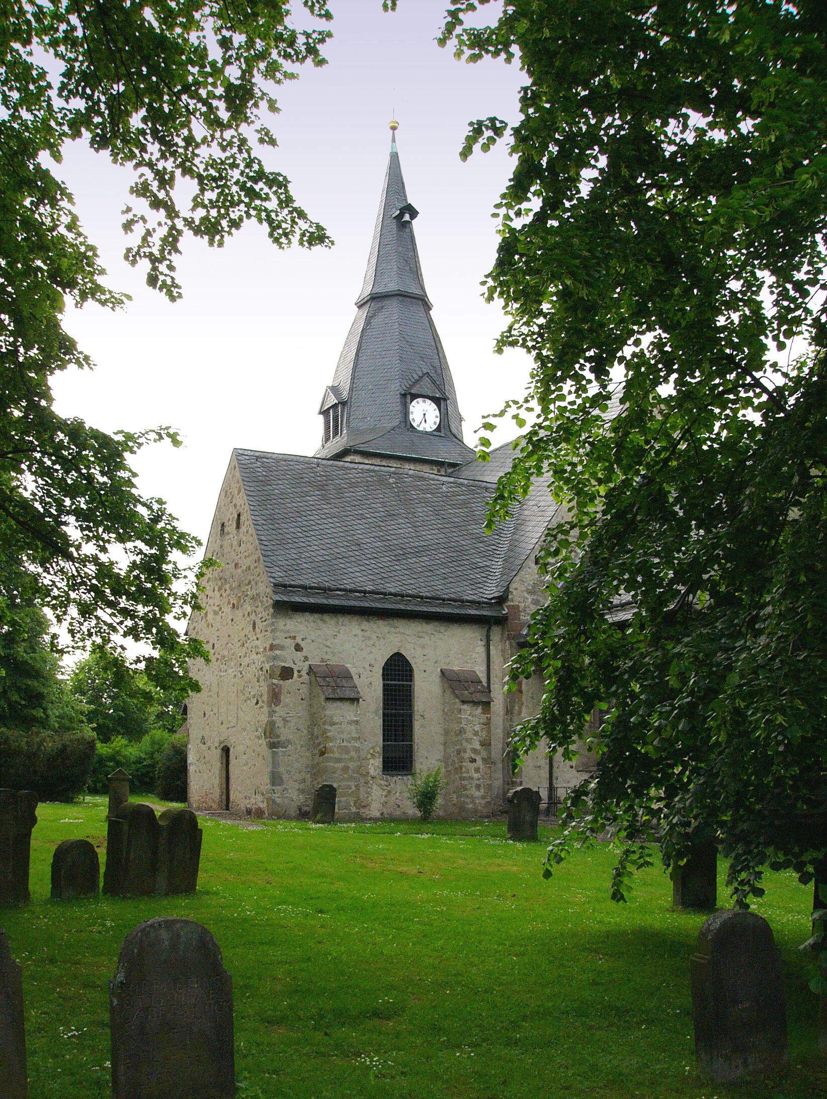 Romanische Kirche in Reelkirchen, Ortsteil von Blomberg, Germany