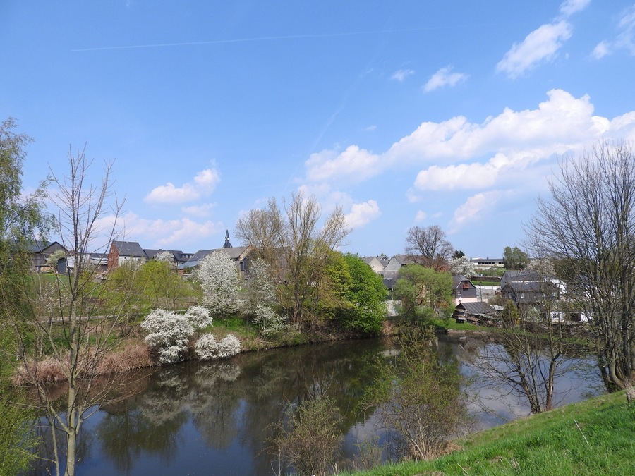 Teich in Röppisch, Thüringen