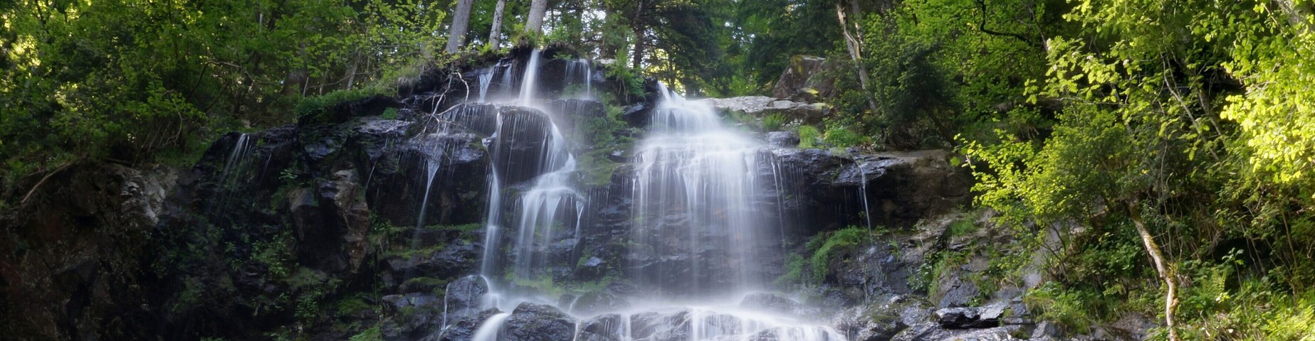 untere Zweribachfälle nachmittags