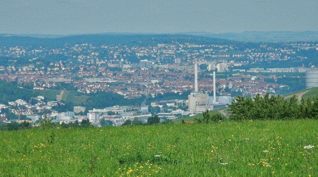 Blick vom Esslinger Höhenweg Richtung Stuttgart