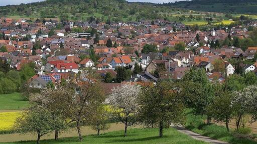 Wilferdingen im Frühling