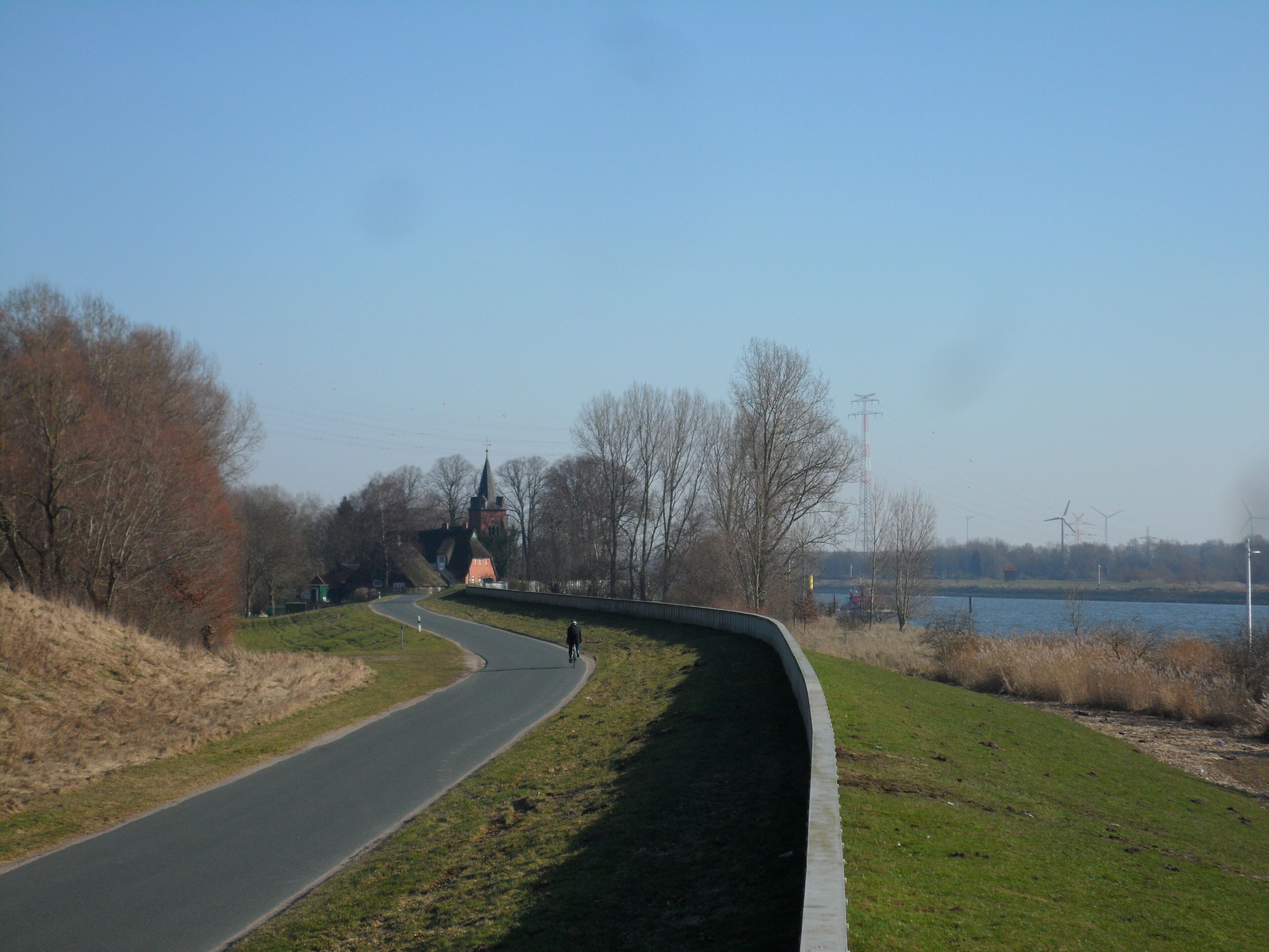 Moorlosen Kirche an der Weser