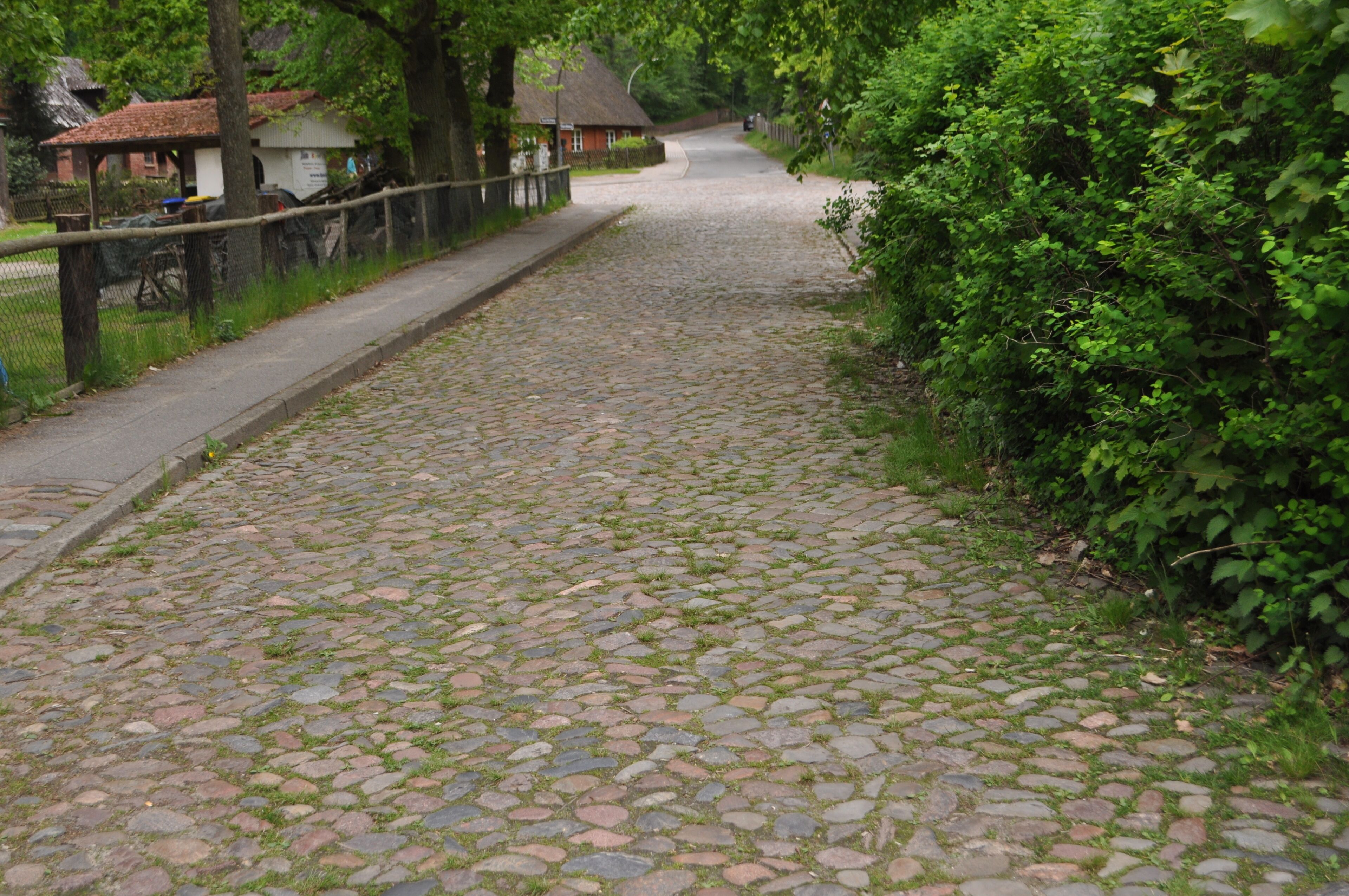 Straße Handweg in Hamburg-Marmstorf.