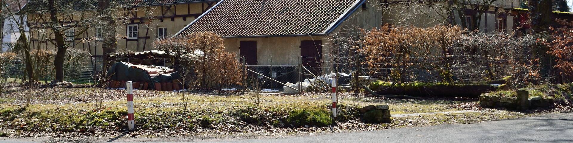 This is a photograph of an architectural monument. It is on the list of cultural monuments of Horn-Bad Meinberg, no. 02.13