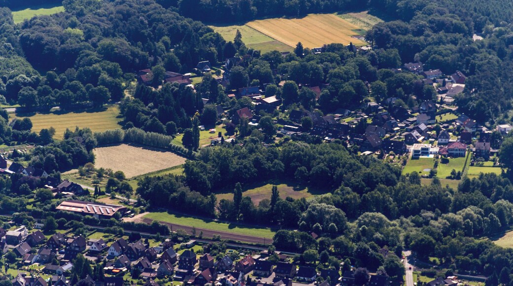 Note: The photo was taken from an airplane and was photographed through glass.
