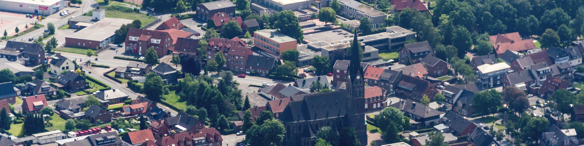 Church in Buldern, Dülmen, North Rhine-Westphalia, Germany