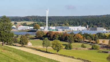 Finke Formenbau im Gewerbegebiet Buke an der Grenze zu Schwaney, Gemeinde Altenbeken