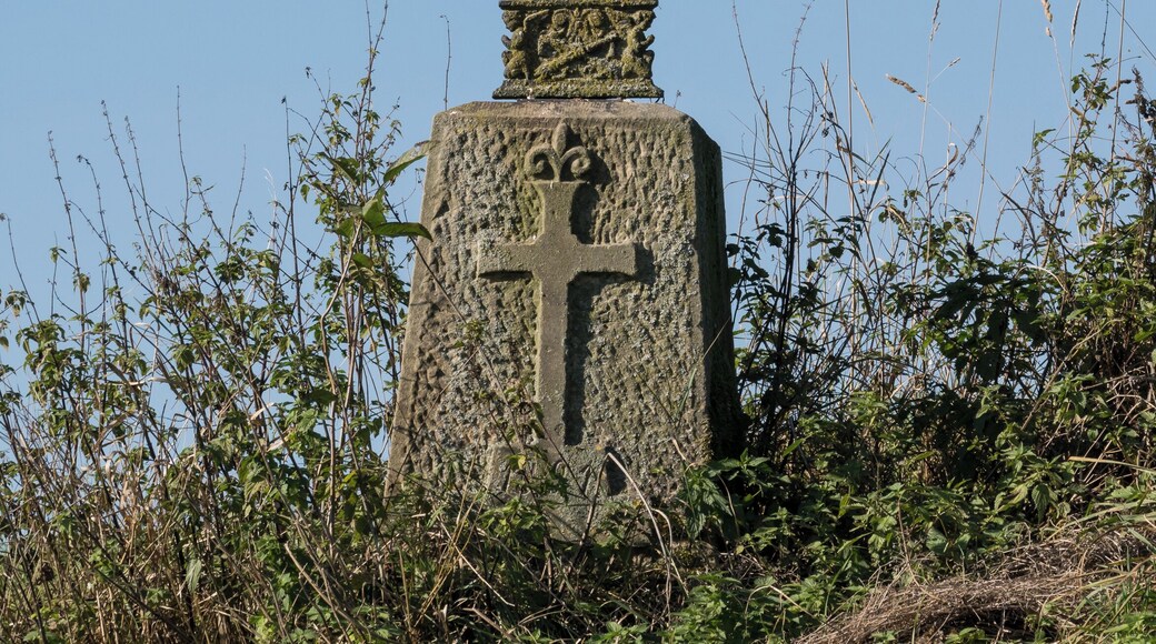 Wayside cross on the Limberg in Altenbeken-Schwaney