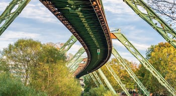 The suspension railway in Wuppertal; North Rhine-Westphalia; Germany
