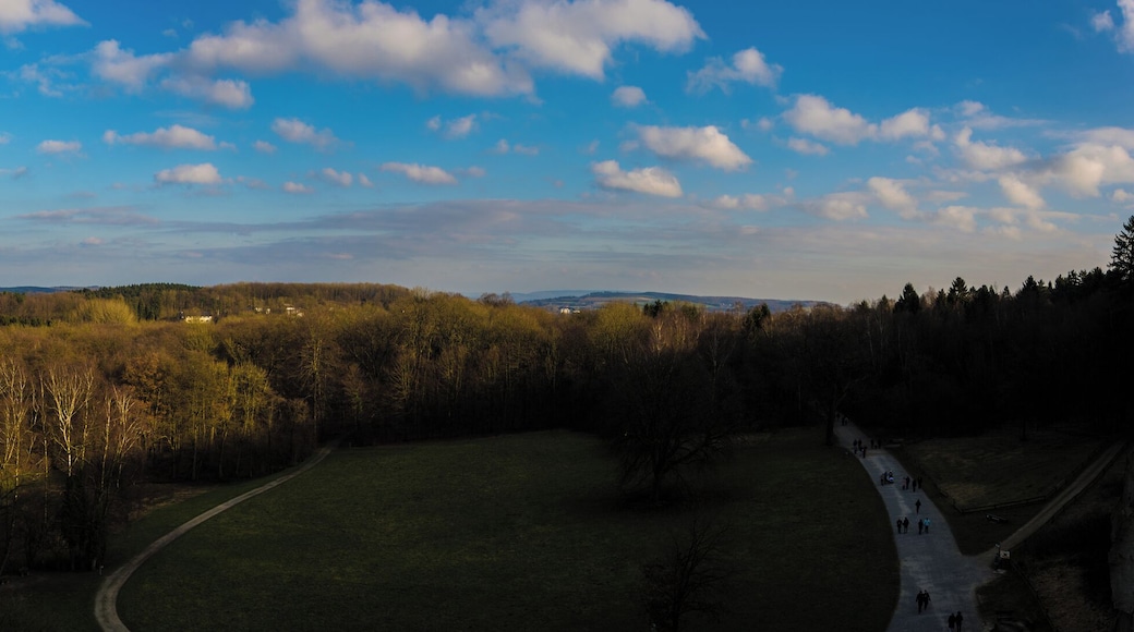 Panorama, geschossen von den Externsteinen aus.