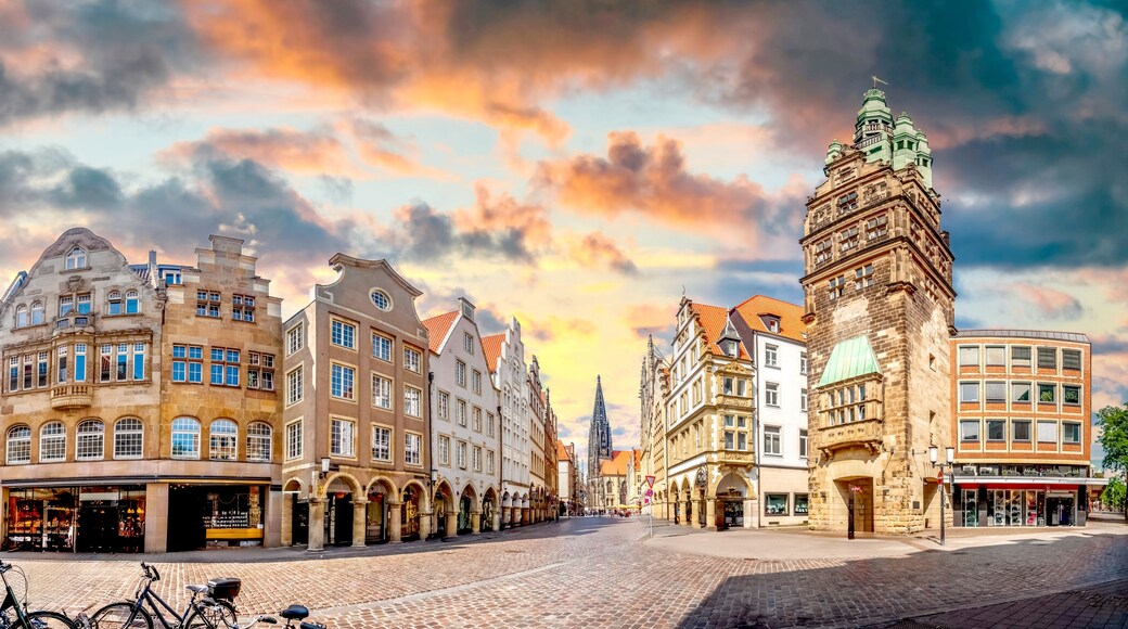 Prinzipalmarkt, Münster, Nordrhein Westfalen, Deutschland