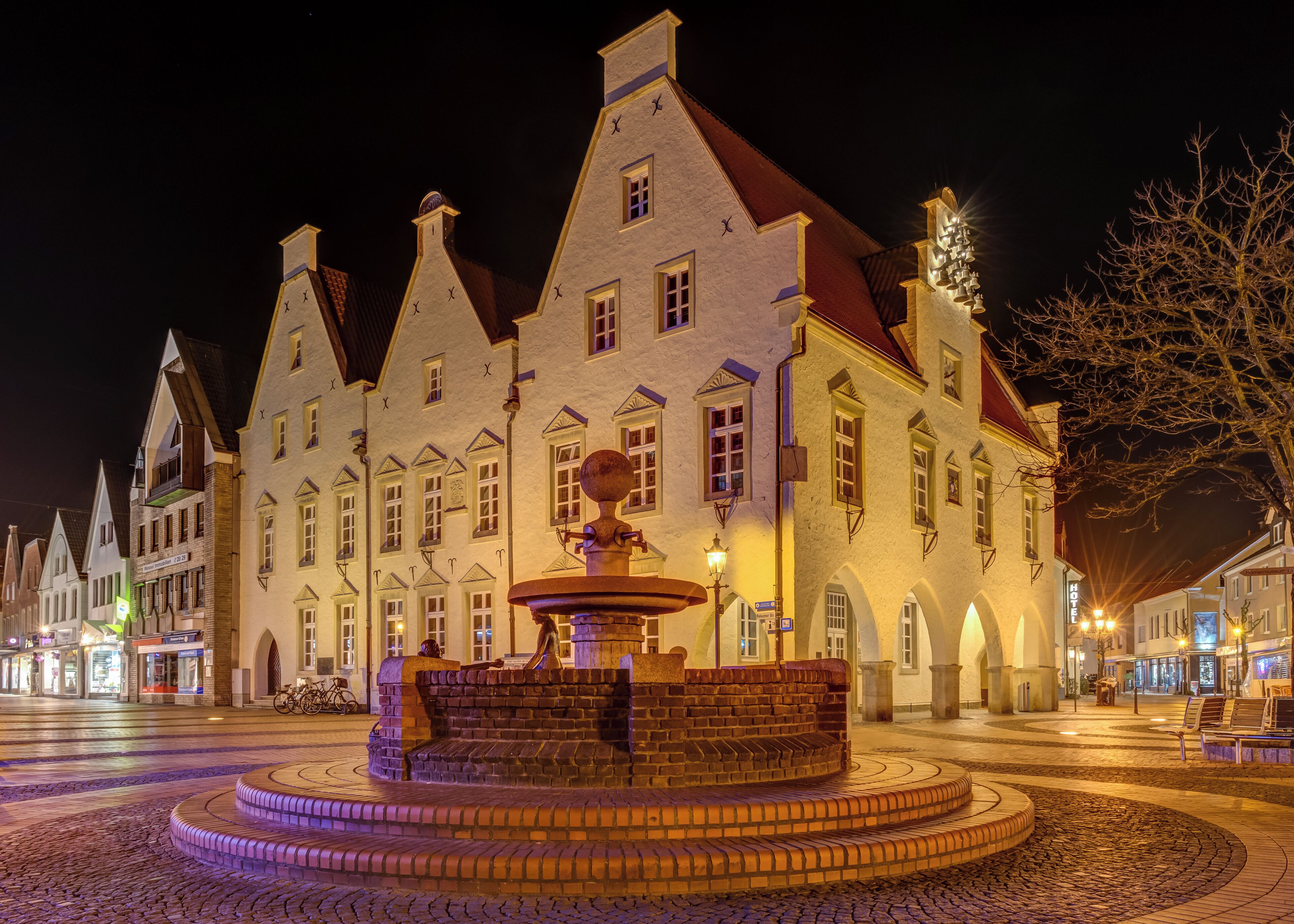 Historical City Hall, Haltern am See, North Rhine-Westphalia, Germany